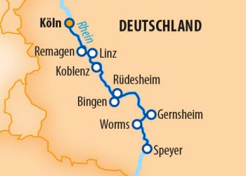Flusskreuzfahrt mit Hund 2021 – 6 Tage Rheinromantik – MS Rigoletto